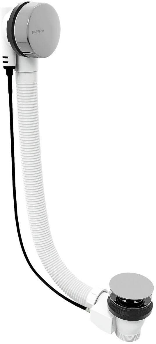 Polysan sifón para bañera cromo 71855