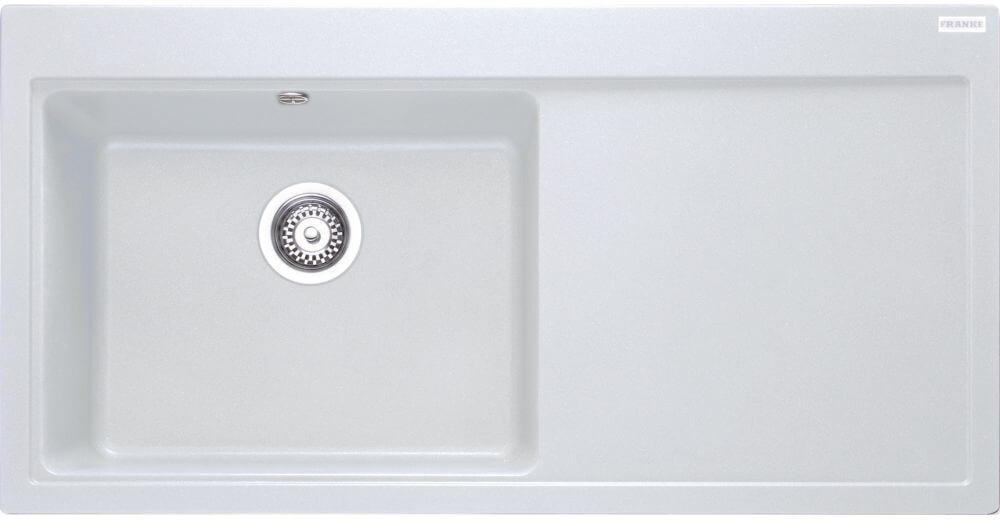 Franke Mythos fregadero de granito 100x51.5 cm blanco 114.0743.110