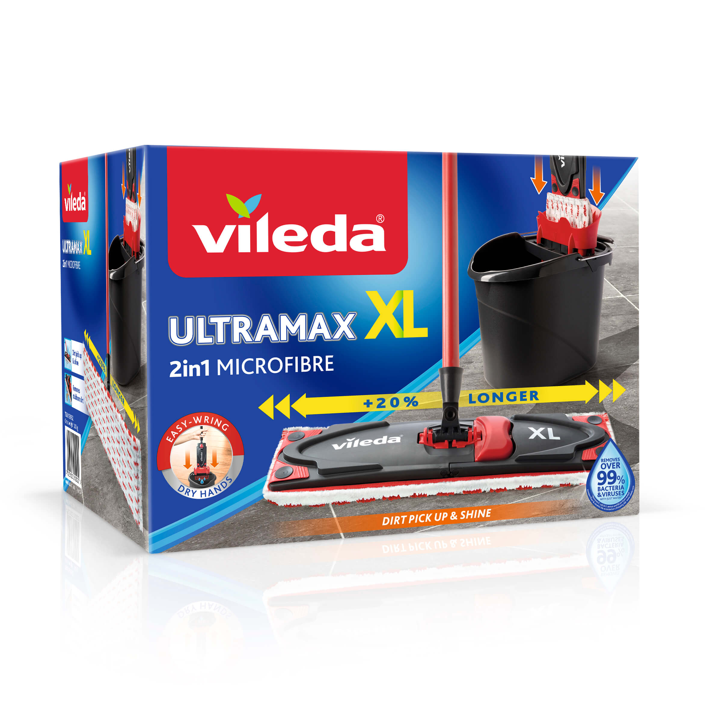 Vileda Ultramax Box mopa con cubo y palo 179618