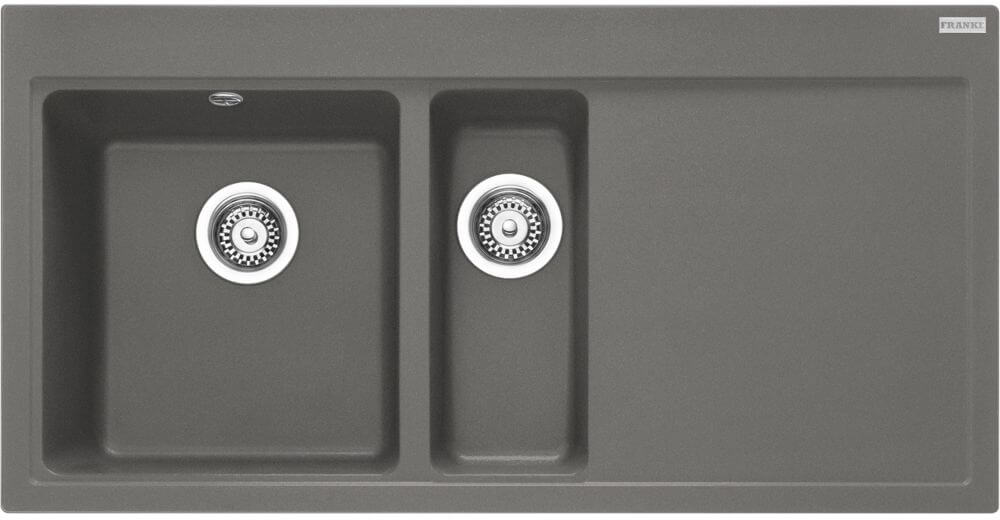 Franke Mythos fregadero de granito 100x51.5 cm gris/grafito/ónix 114.0743.117
