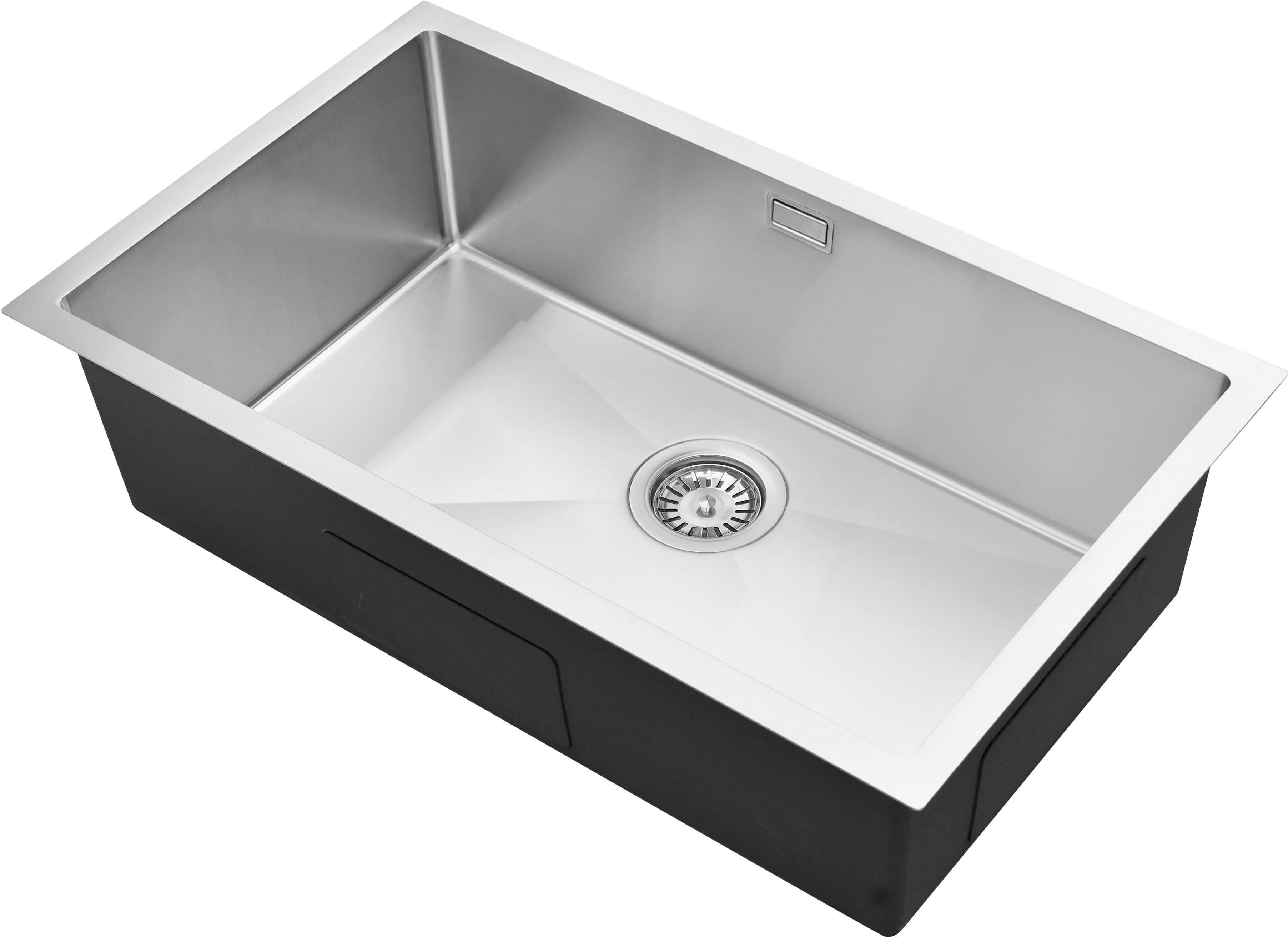 Ruvetti Stelio fregadero de acero 74x44 cm acero 5001S_BS80_P