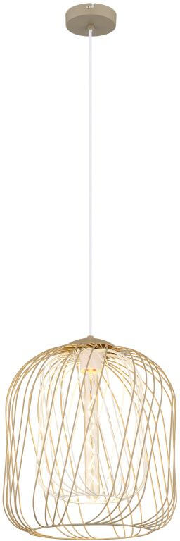 Globo Lighting Dichti lámpara colgante 1x40 W beige 15965H1