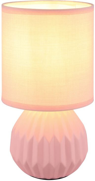 Globo Lighting Sylas lámpara de sobremesa 1x40 W rosa 21730P