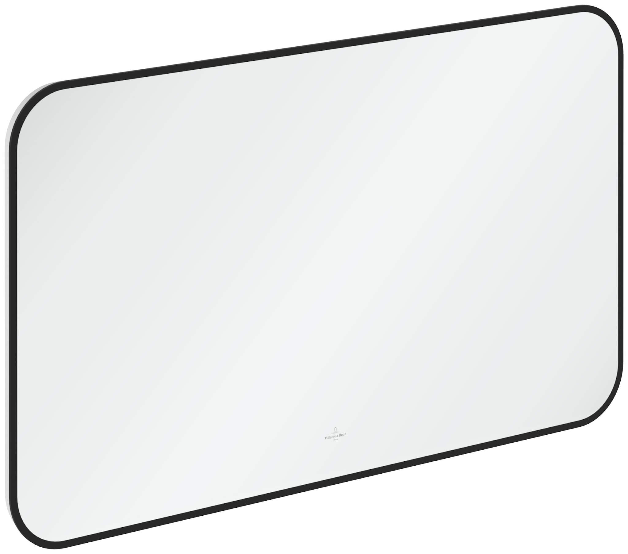 Villeroy & Boch espejo 100x60 cm rectangular con iluminación negro A4901000