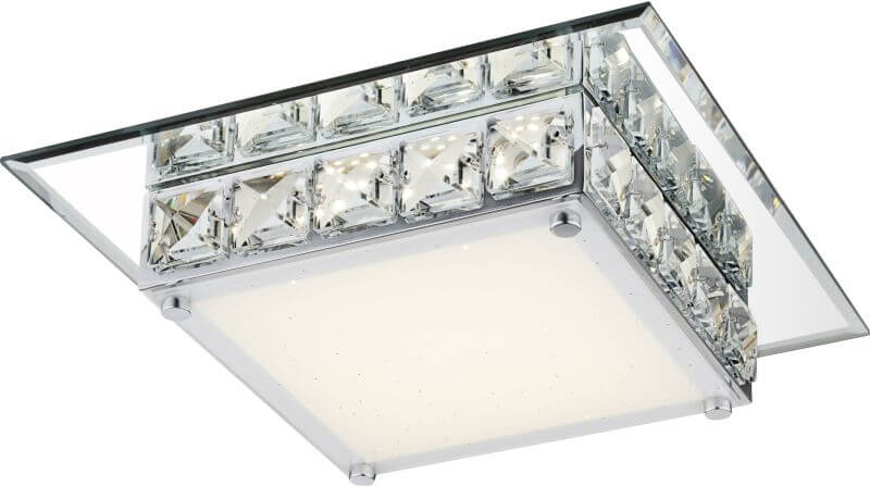 Globo Lighting Margo plafón 1x12 W cromo 49355