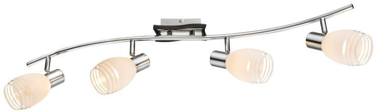 Globo Lighting Toay lámpara de techo 4x40 W cromo 541010-4