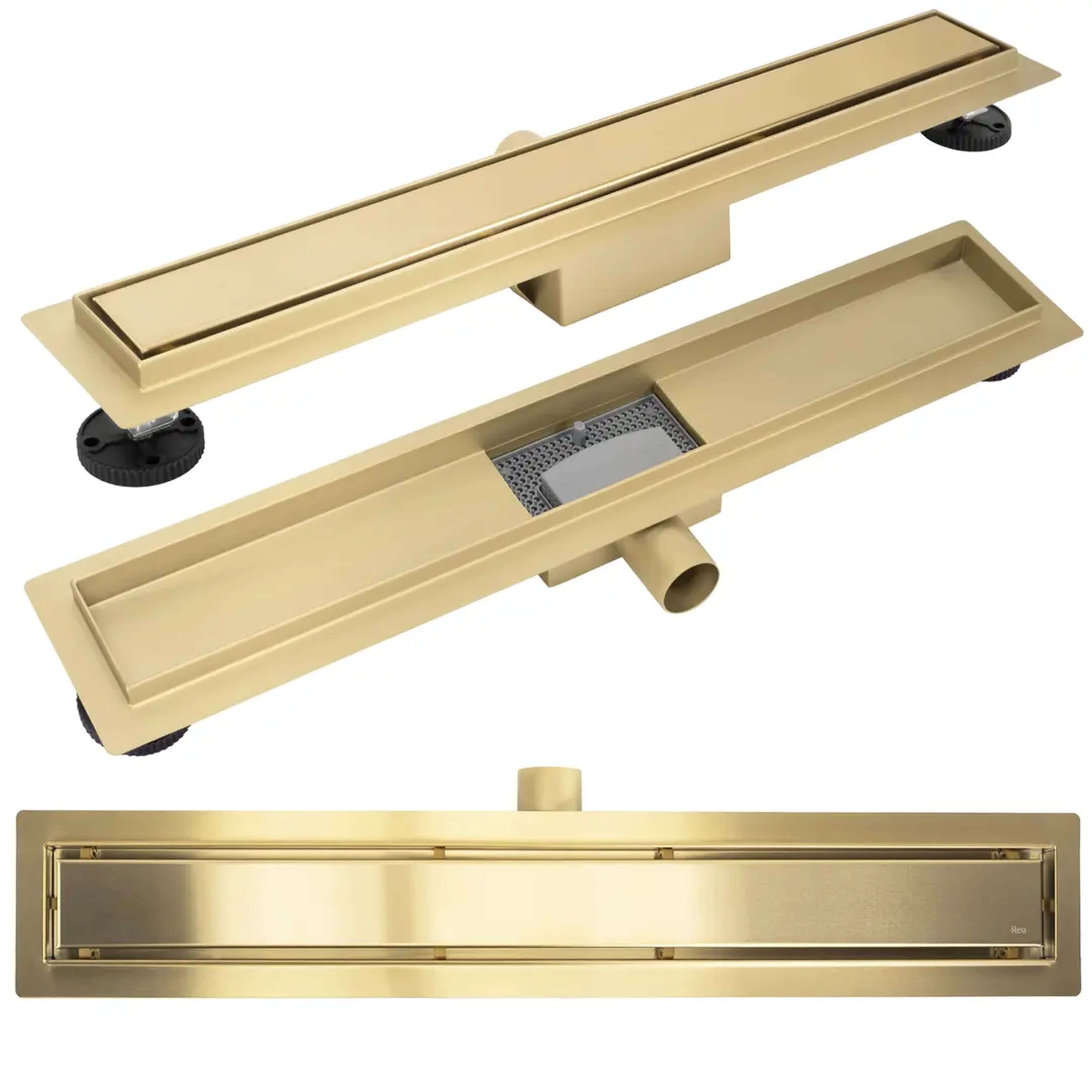 Rea Neox desagüe lineal 90 cm dorado REA-G4895
