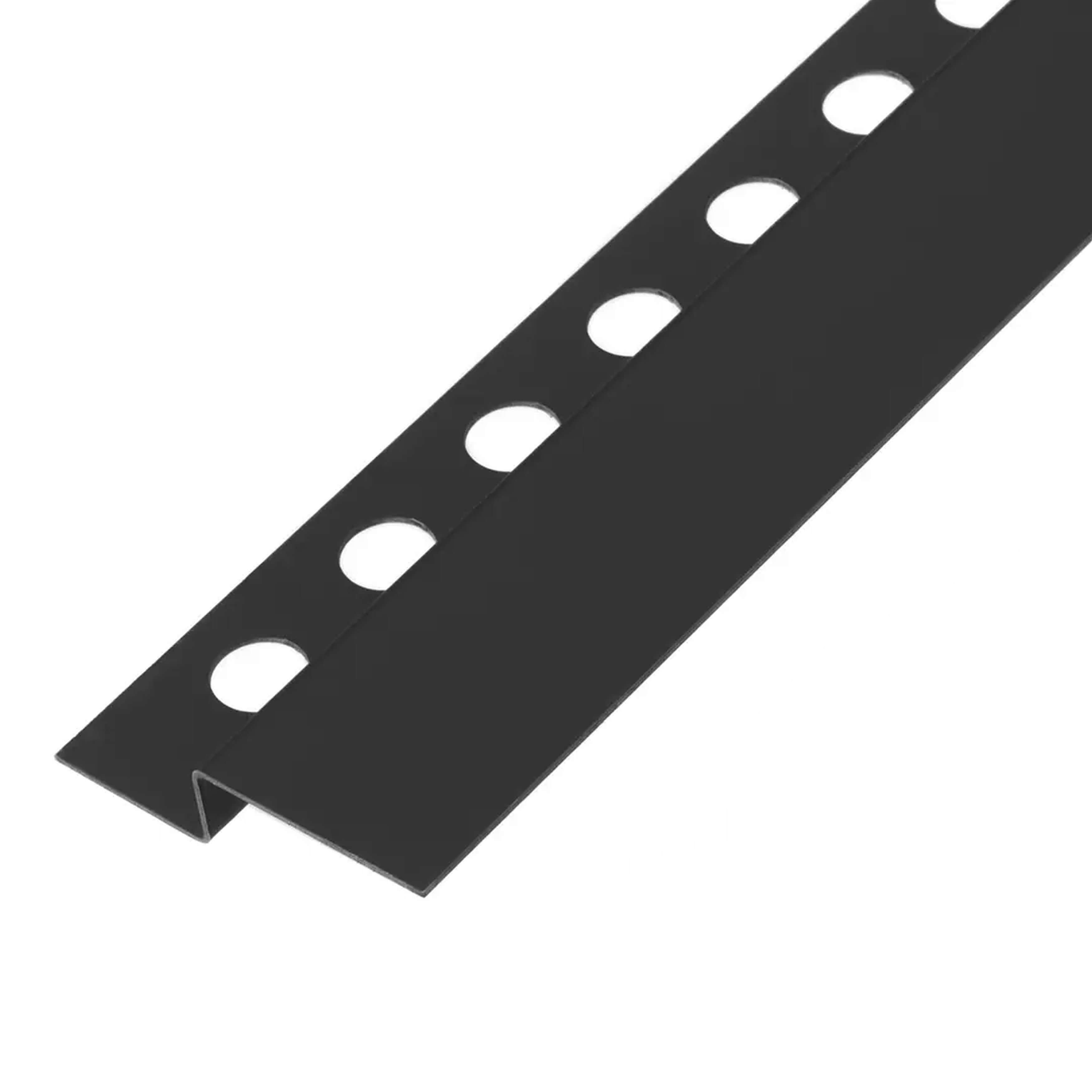 Rea listón frontal para plato de ducha negro REA-K4308