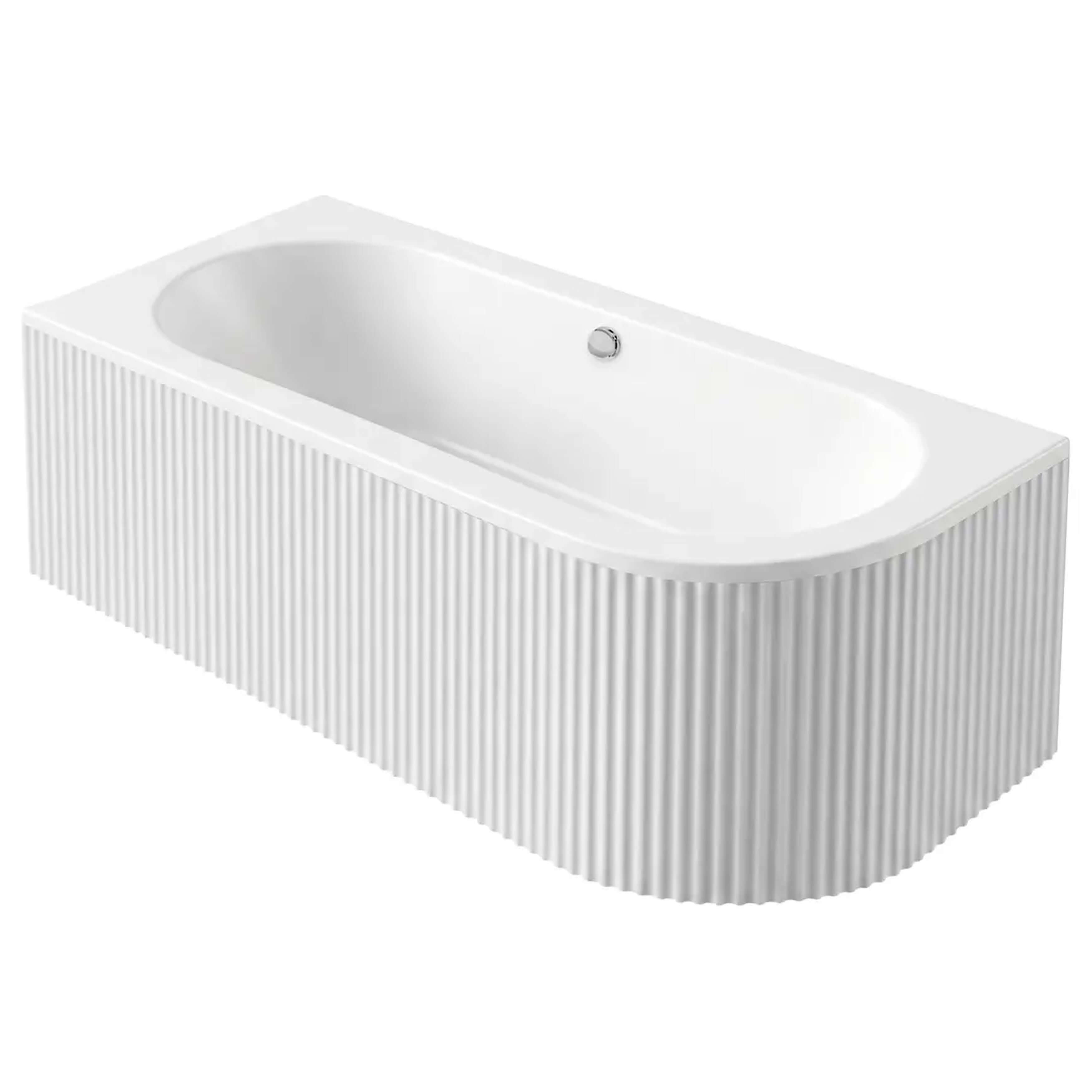 Rea Orion bañera de esquina 169.5x75 cm blanco REA-W0073