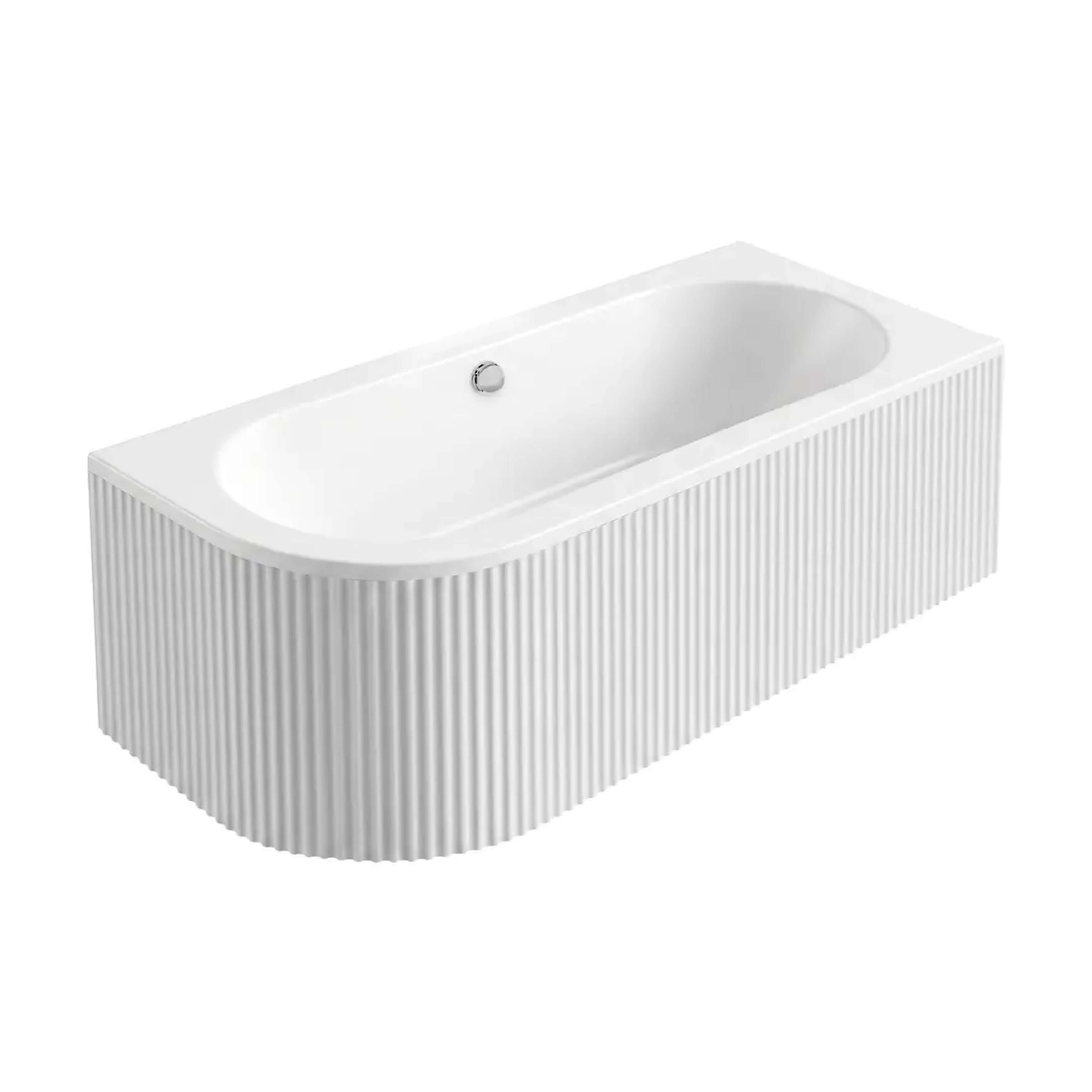 Rea Orion bañera de esquina 149.5x75 cm derecha blanco REA-W0074