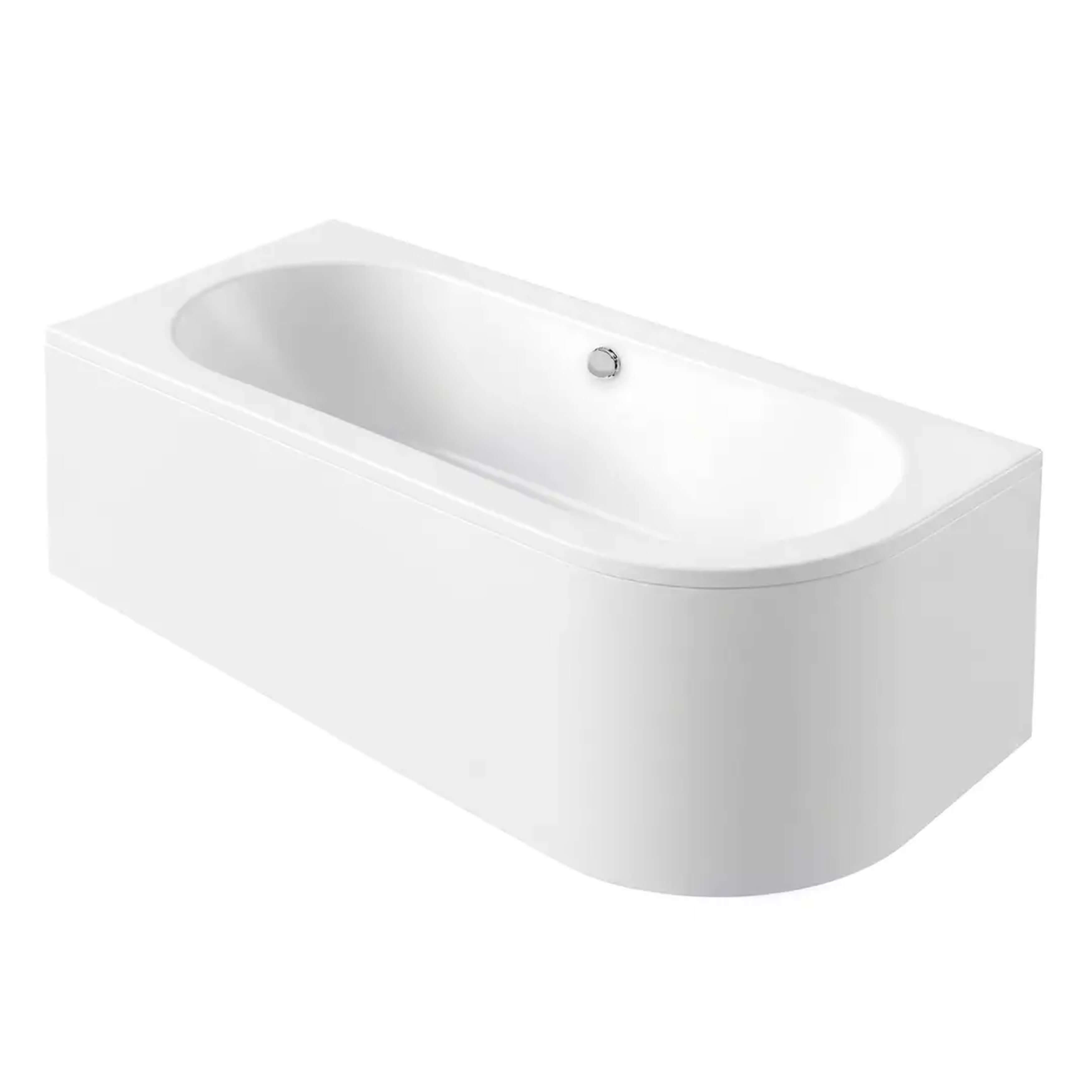Rea Orion bañera de esquina 159.5x75 cm izquierda blanco REA-W0094