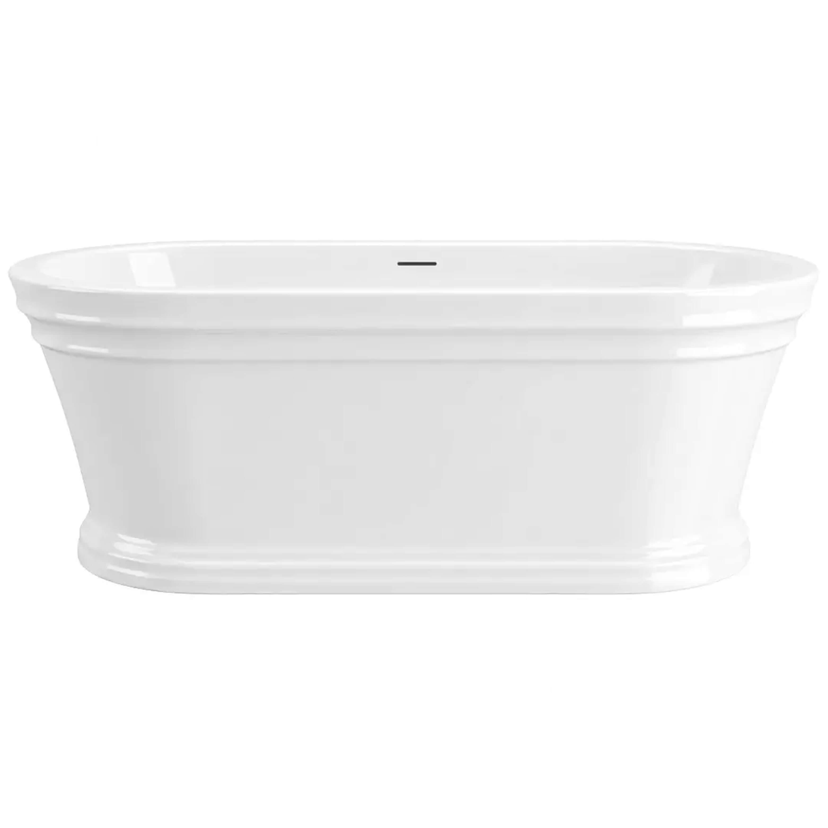 Rea Olivia bañera exenta 169.5x77 cm oval blanco REA-W0507