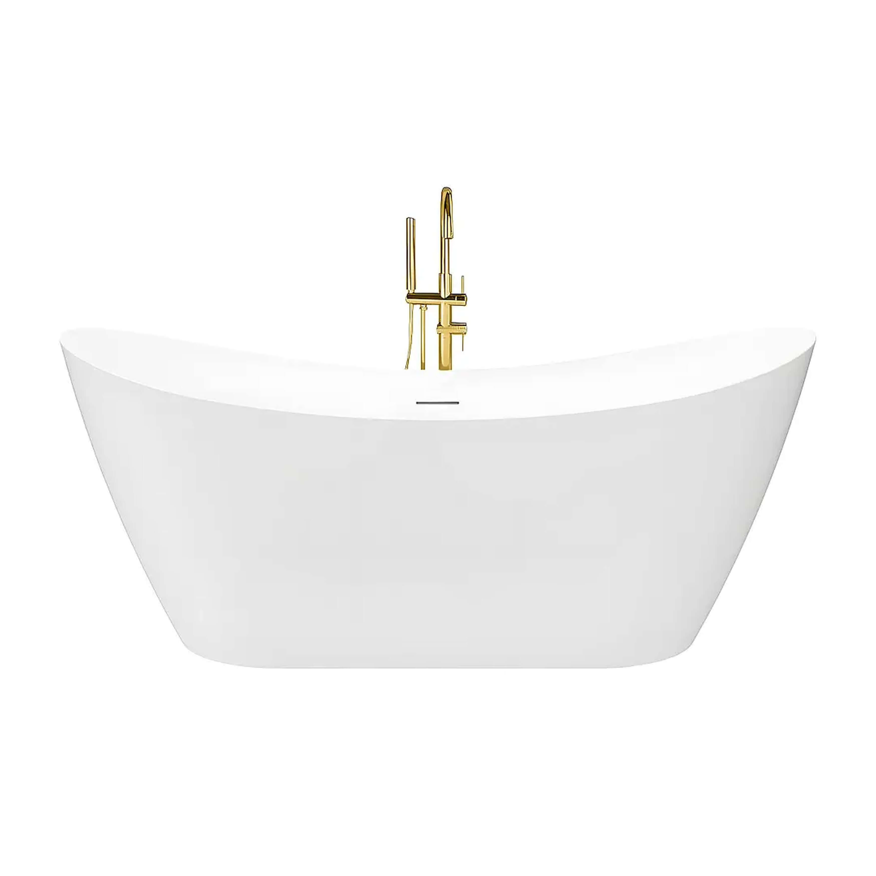 Rea Ferrano bañera exenta 170.5x76 cm oval blanco REA-W4330