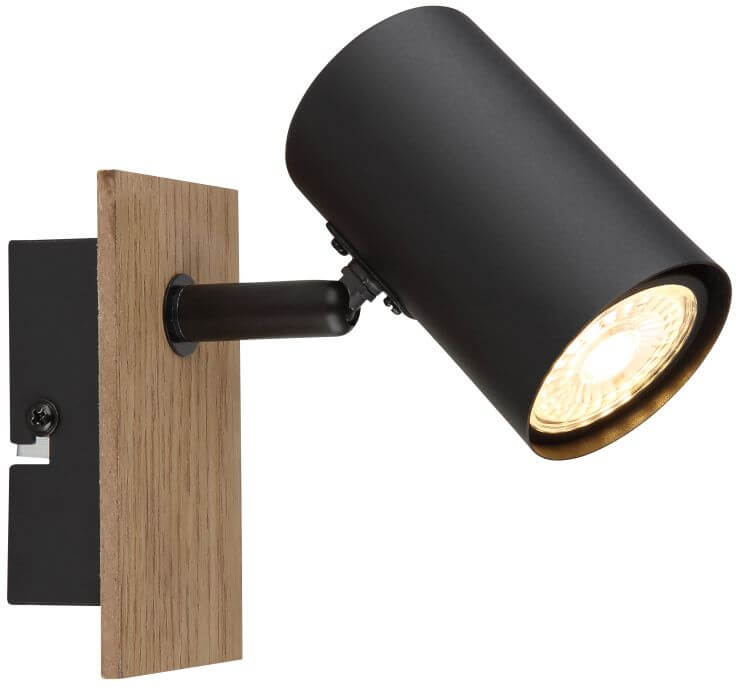 Globo Lighting Linca lámpara de pared 1x25 W negro 57905-1