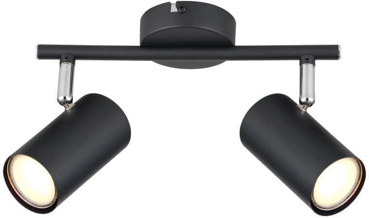 Globo Lighting Allvi lámpara de techo 2x25 W negro 57914-2