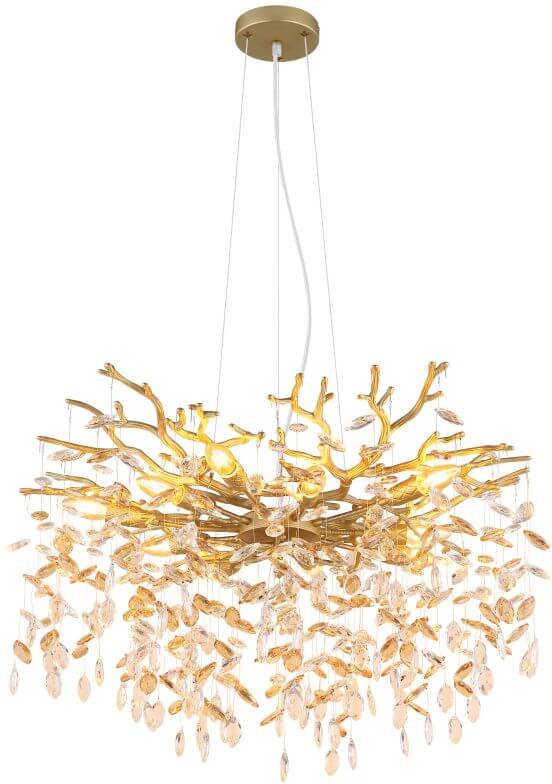 Globo Lighting Queena lámpara colgante x40 W oro 64138H2G