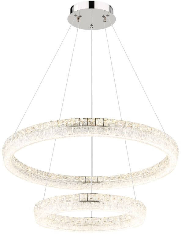 Globo Lighting Laurel lámpara colgante 1x72 W cromo 67387-72