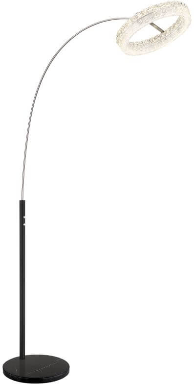 Globo Lighting Laurel lámpara de pie 1x24 W negro 67387S