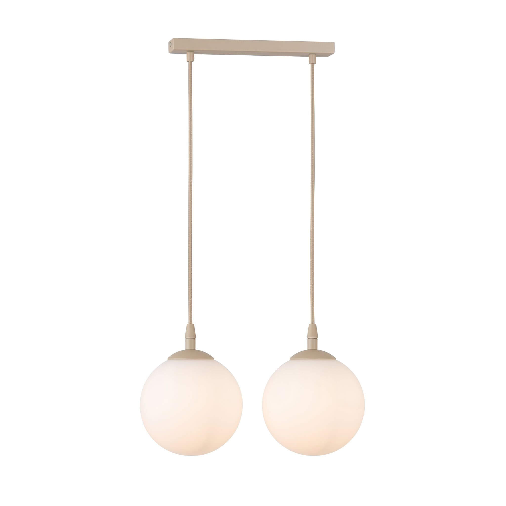 Emibig Cosmo lámpara colgante 2x10 W beige 1790/2