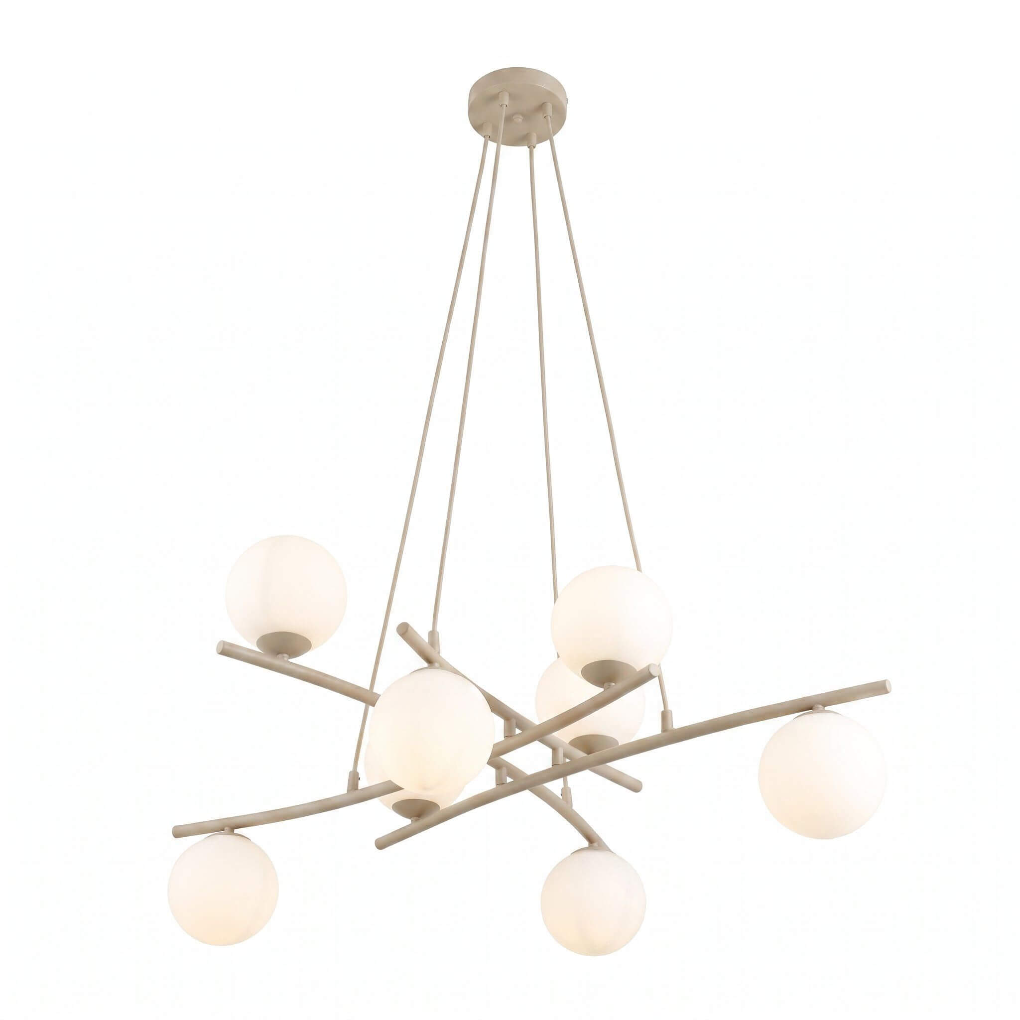 Emibig Essa lámpara colgante x10 W beige 1797/8