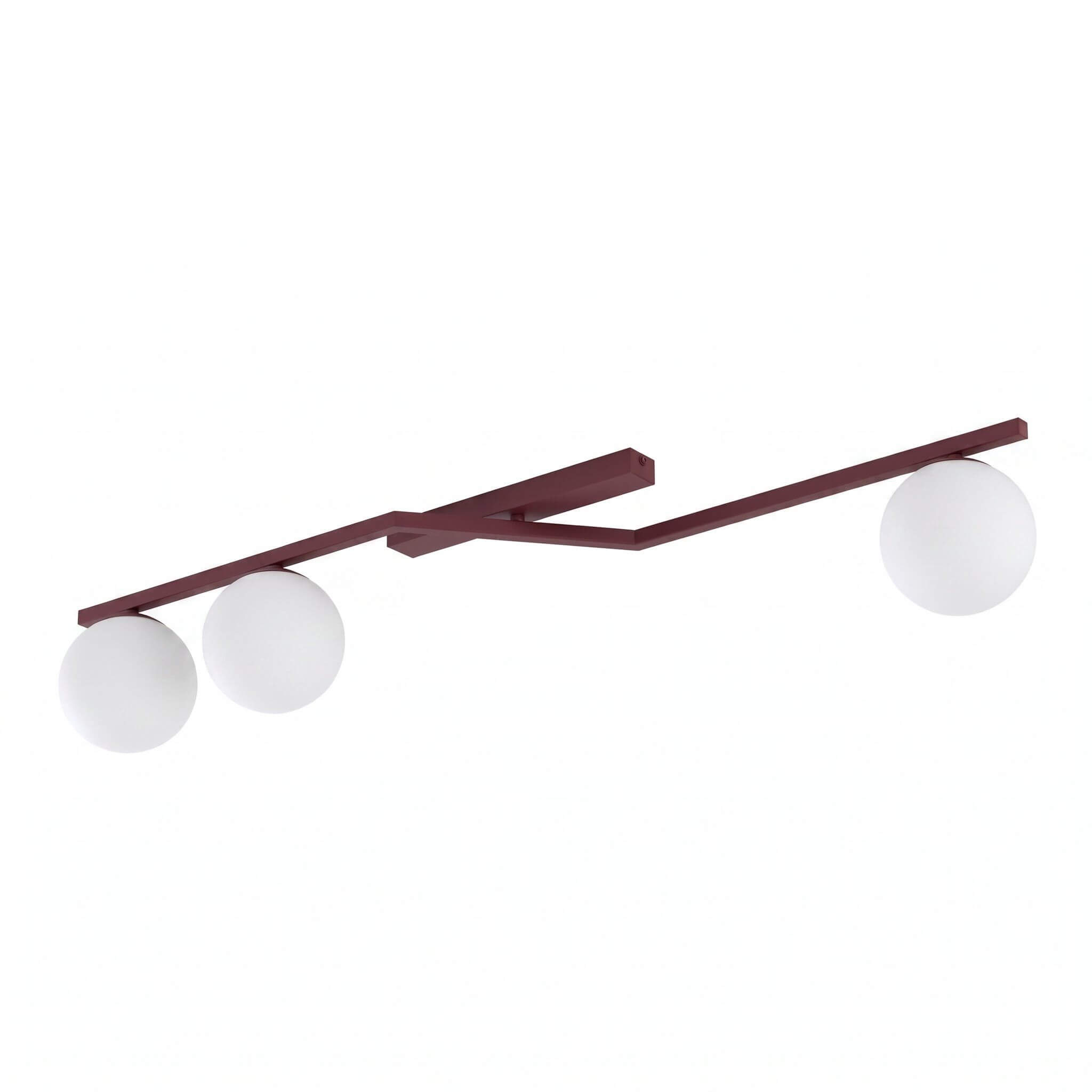 Emibig Naton lámpara colgante 3x8 W burdeos 1803/3