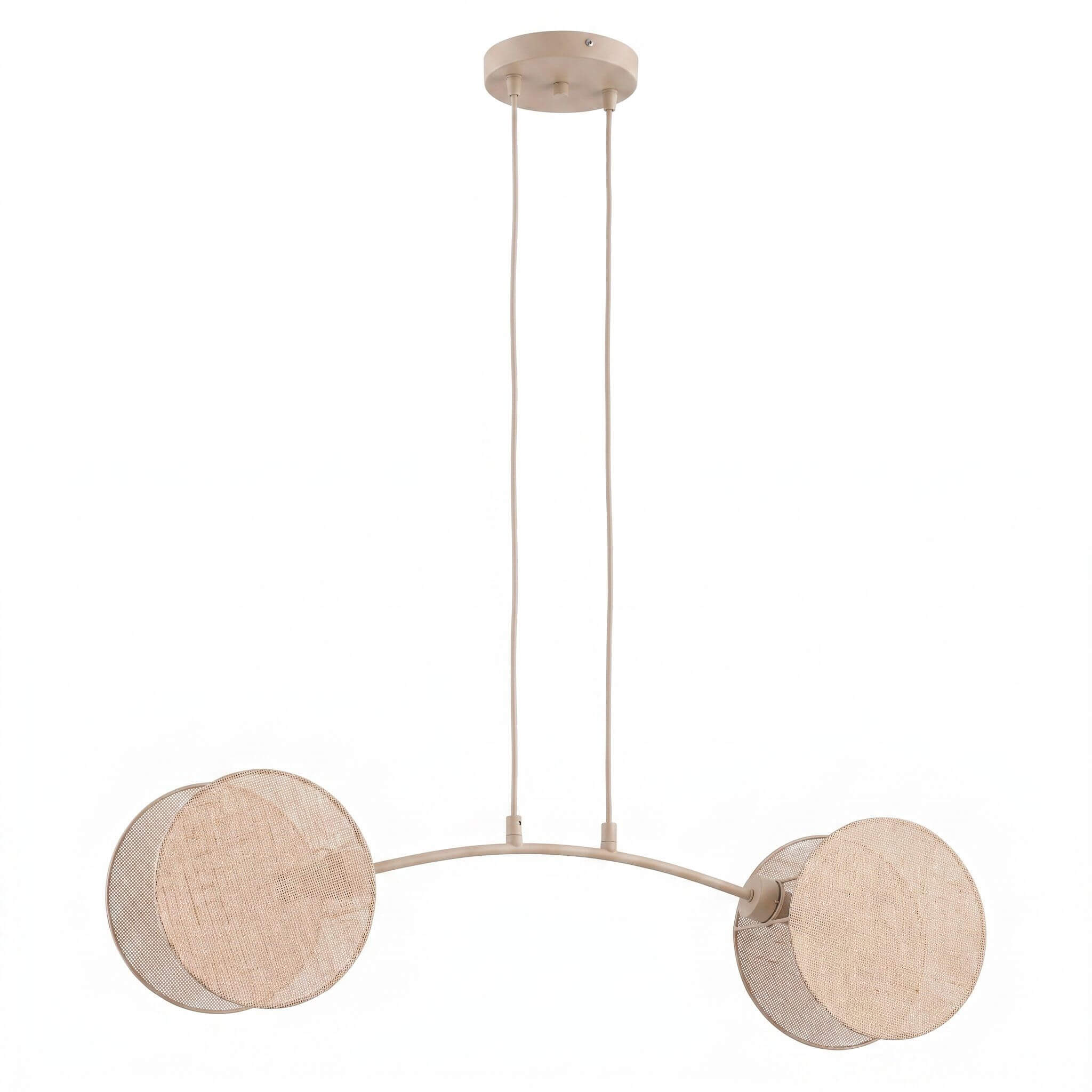Emibig Motif lámpara colgante 2x10 W beige 1811/2