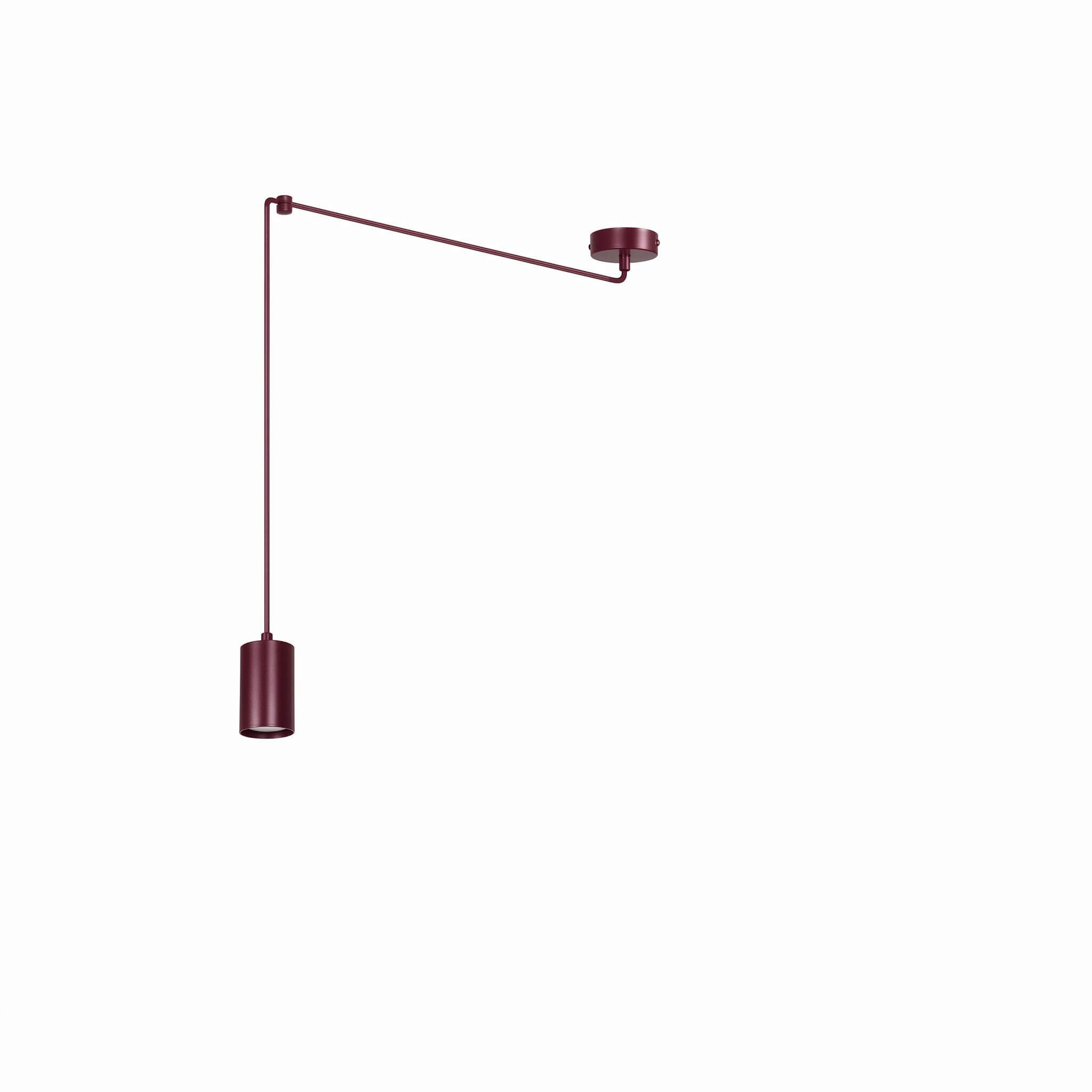 Emibig Traker lámpara colgante 1x10 W burdeos 1822/1