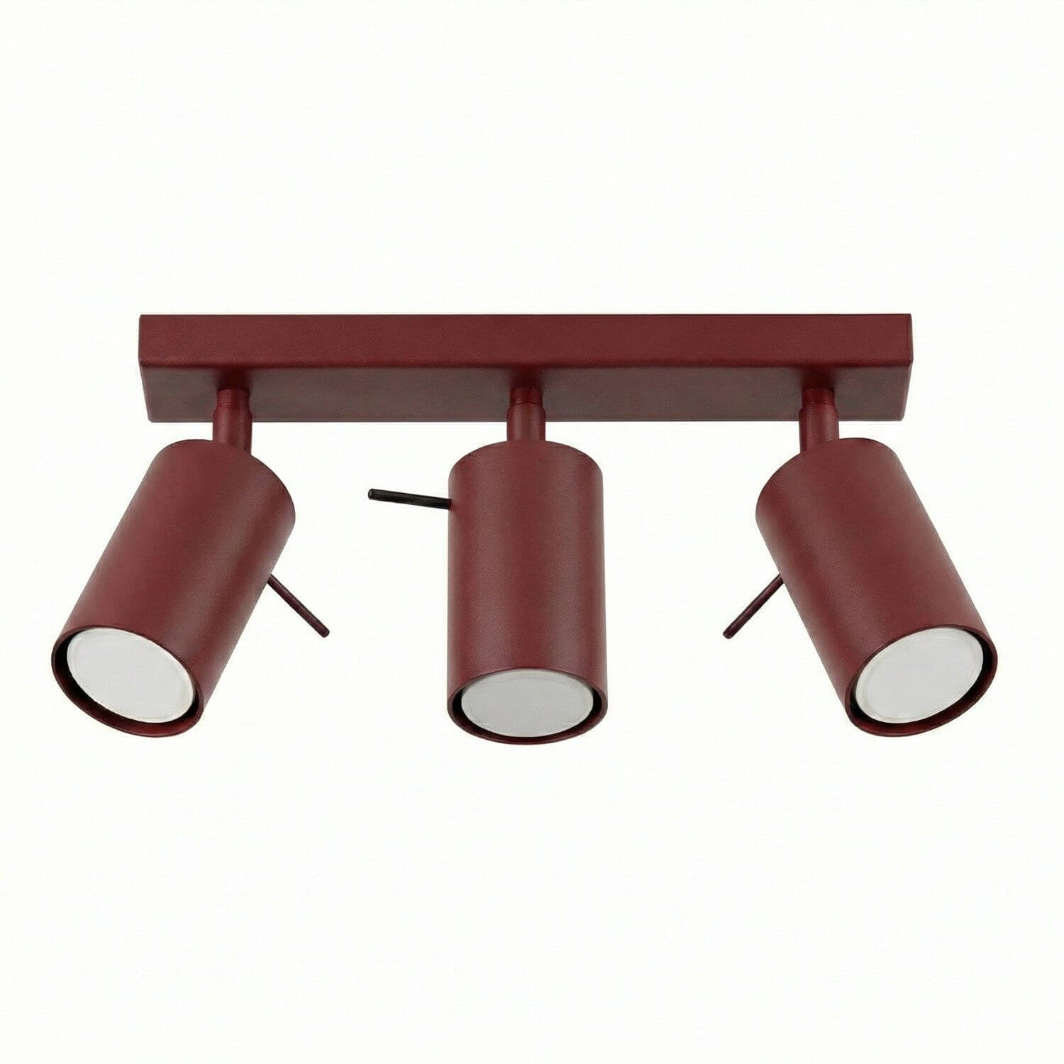 Sollux Lighting Ring lámpara de techo 3x10 W burdeos SL.2161