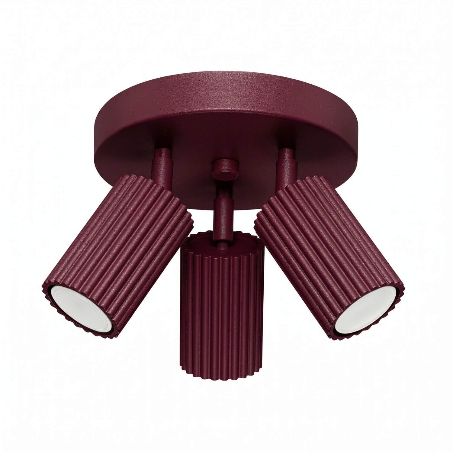 Sollux Lighting Karbon plafón 3x10 W burdeos SL.1928