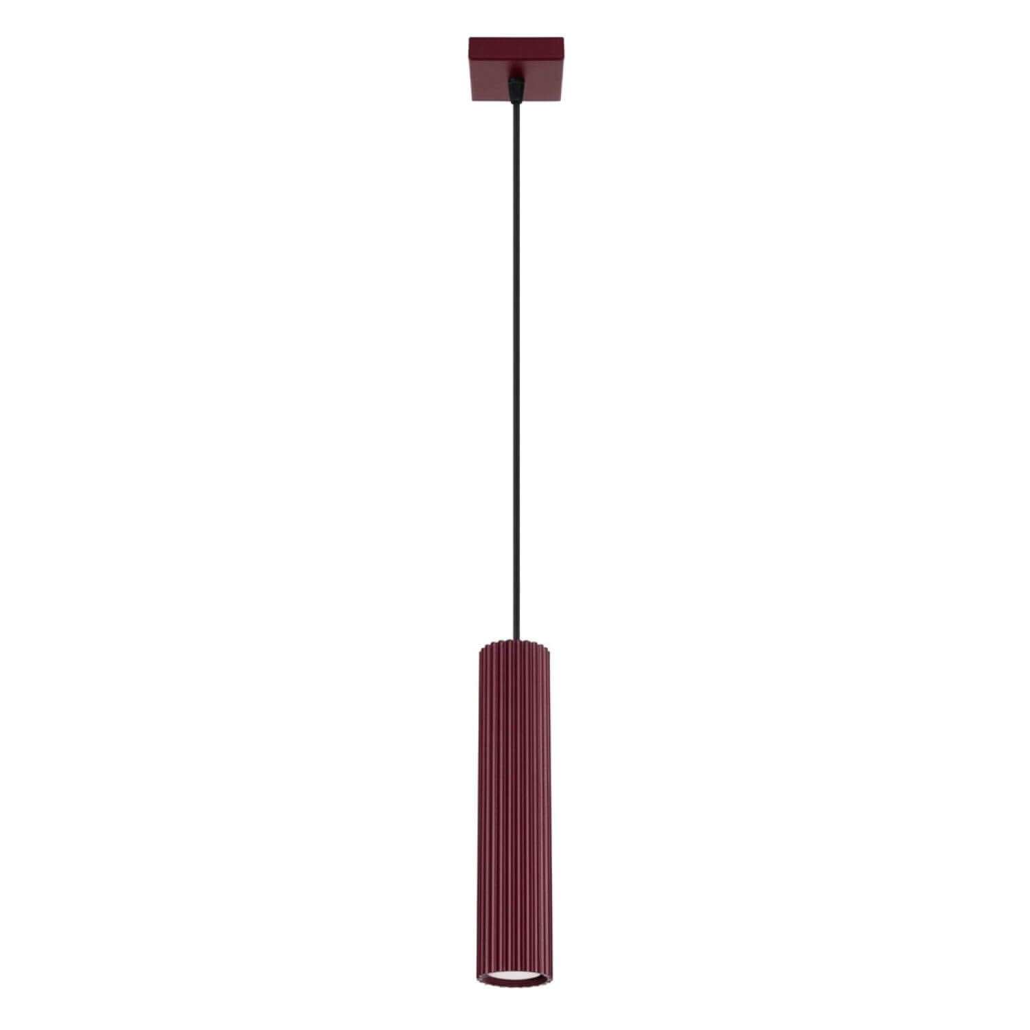 Sollux Lighting Karbon lámpara colgante 1x10 W burdeos SL.1918
