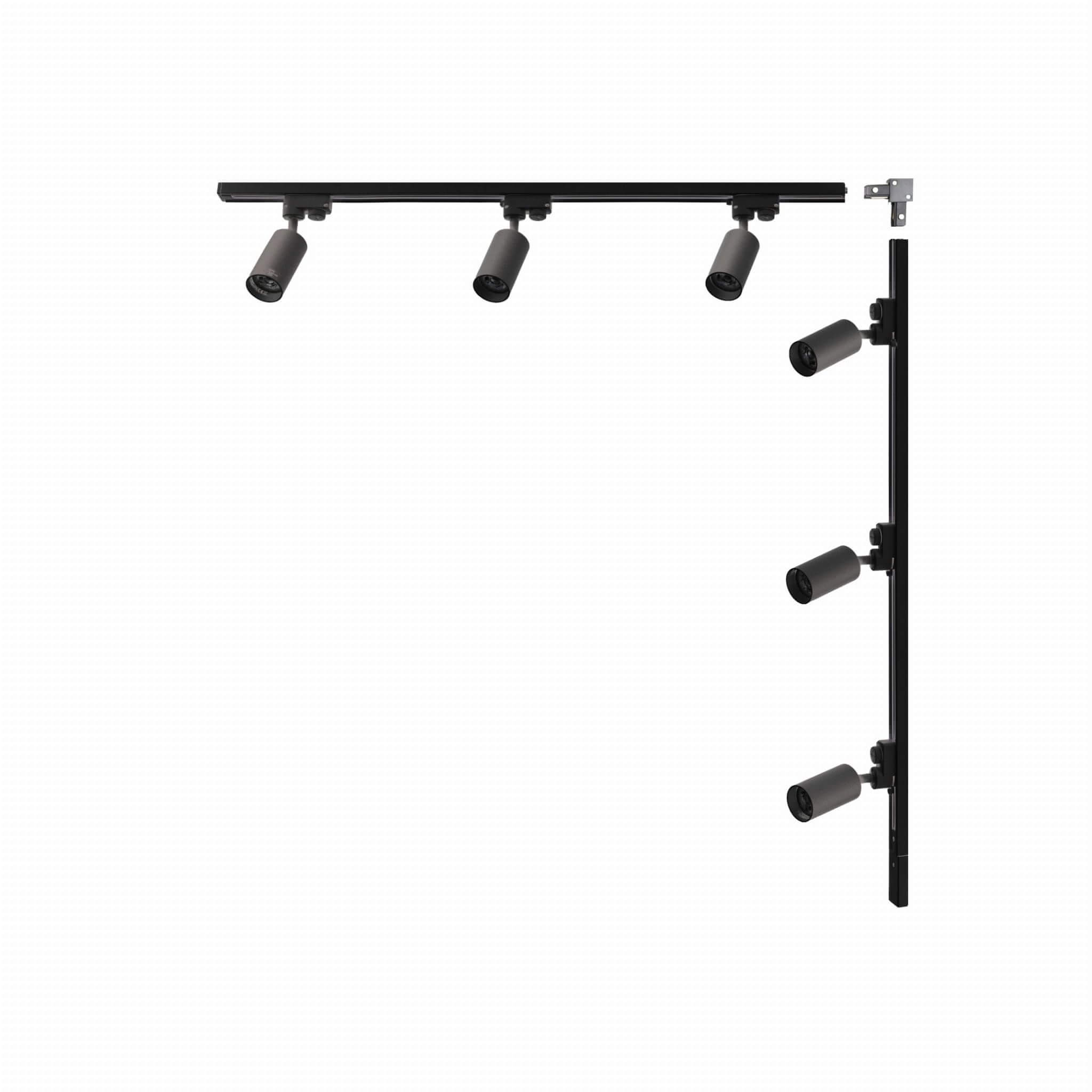 Zuma Line Black kit de riel con focos 6x35 W negro 3562