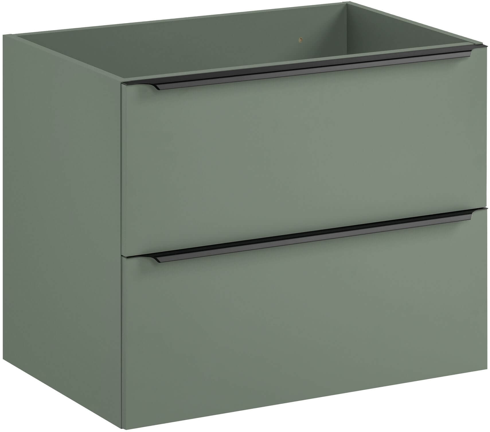 Comad Sombra Green armario 70x46x57 cm suspendido, para lavabo verde SOMBRA GREEN 82-70-46-2S