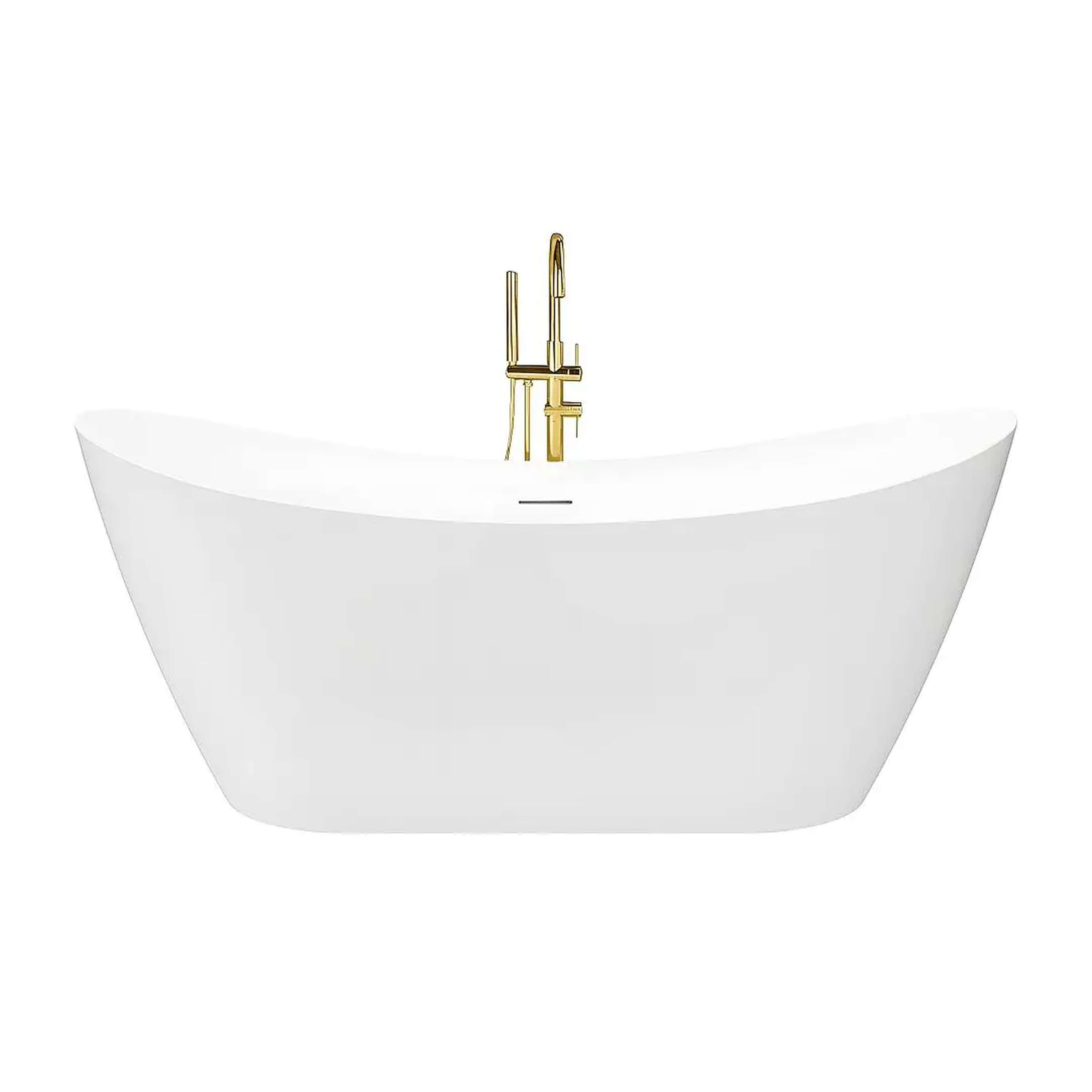 Rea Ferrano bañera exenta 160x74 cm oval blanco REA-W0081