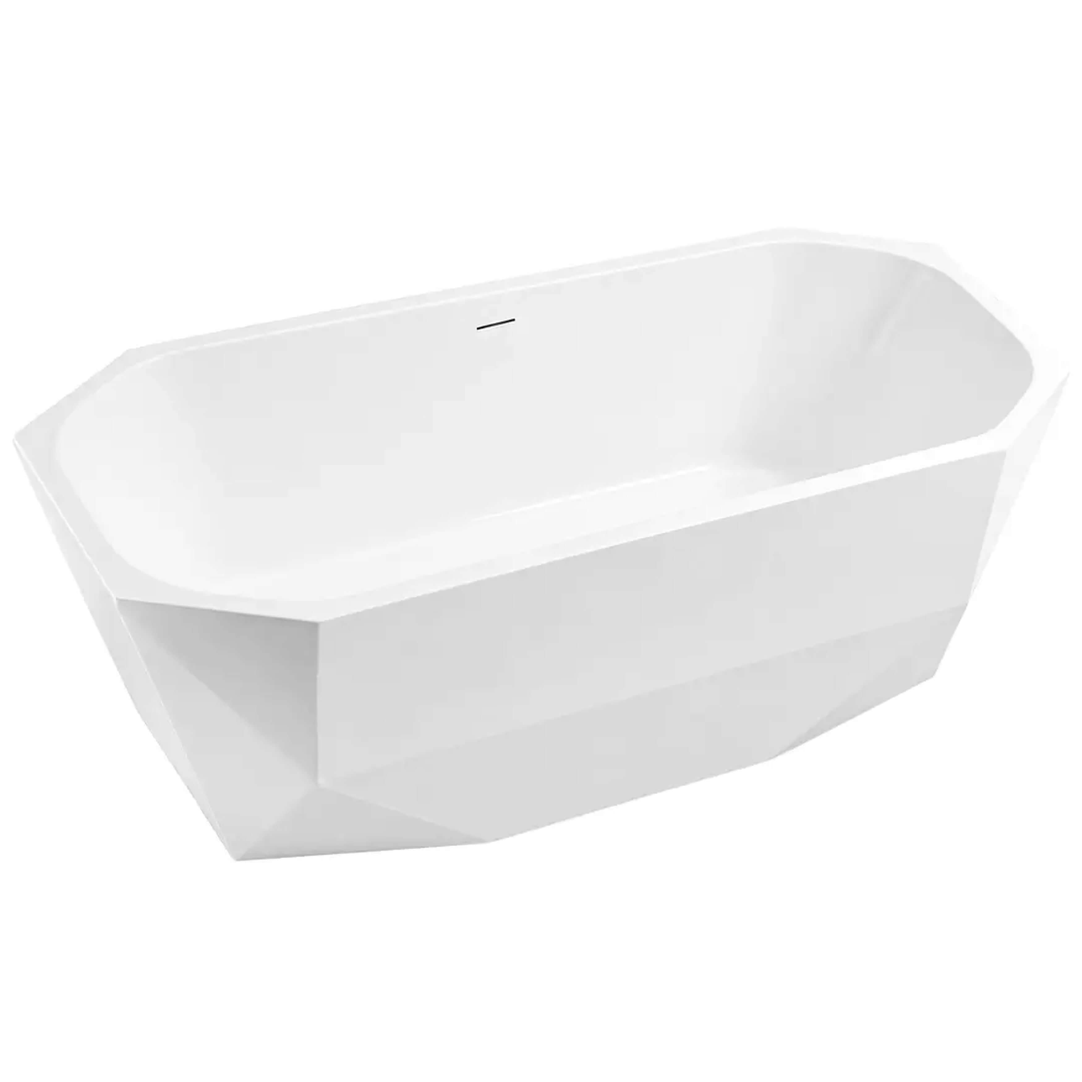 Rea Diamanti bañera exenta 170x80 cm blanco REA-W1864