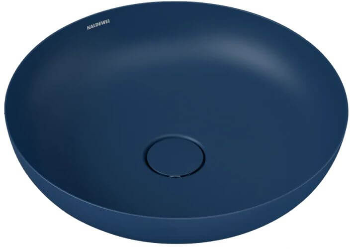 Kaldewei Miena lavabo 38x38 cm circular sobre encimera mate 909406003677