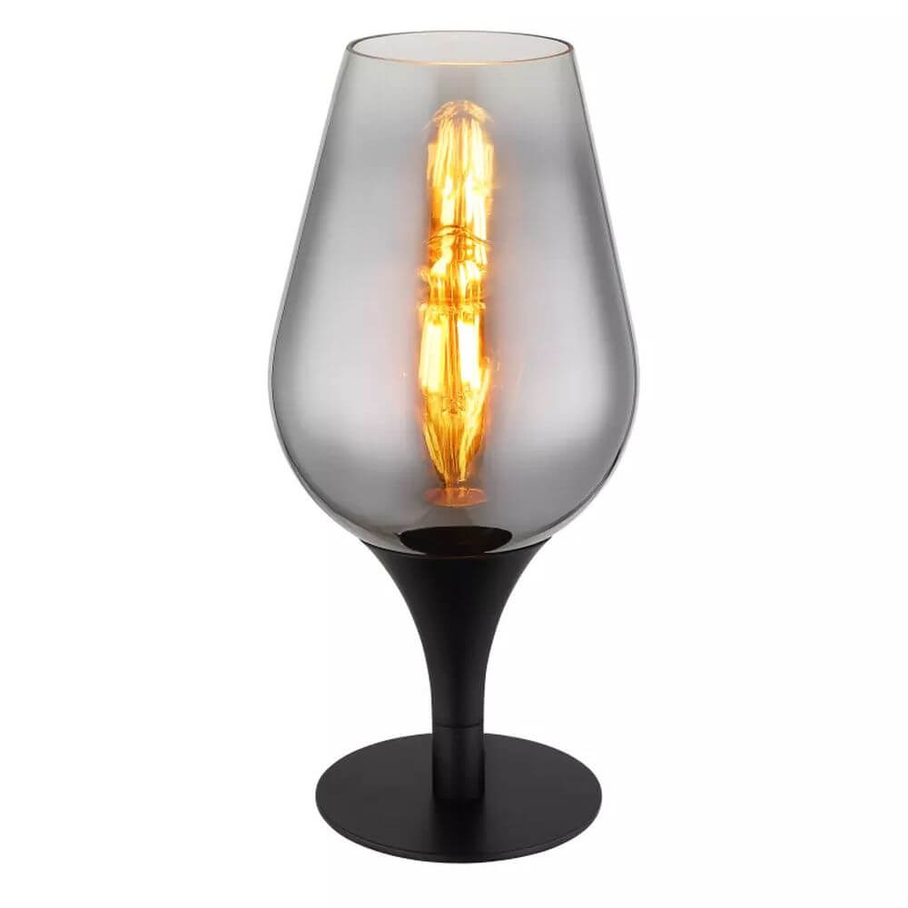 Globo Lighting Lavus lámpara de sobremesa 1x40 W negro-cromo 15552T3