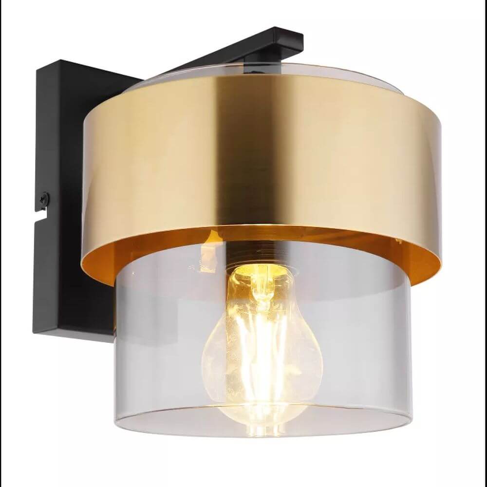 Globo Lighting Milley lámpara de pared 1x60 W negro-oro 15560W
