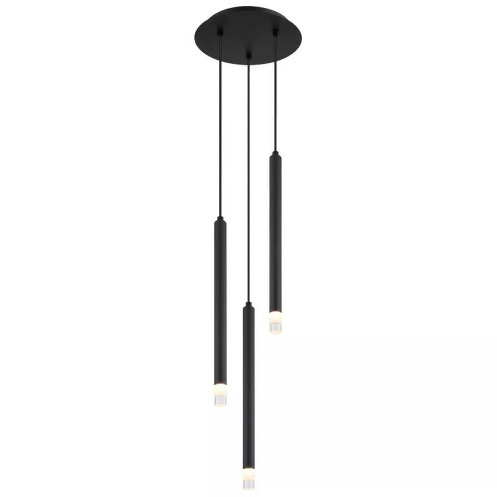 Globo Lighting Blake lámpara colgante 3x4 W negro 15629-3