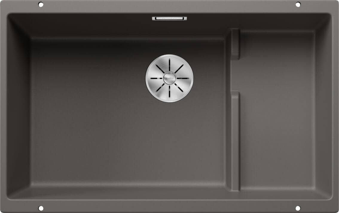 Blanco Subline 700-U Level fregadero de granito 70x40 cm gris/grafito/ónix 527355