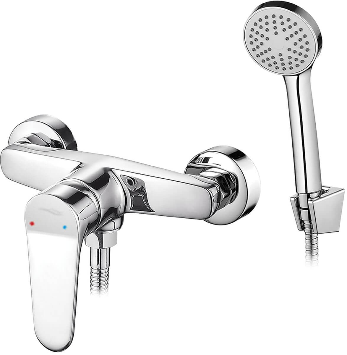 Kuchinox Atez grifo para ducha a pared cromo BTK_041D