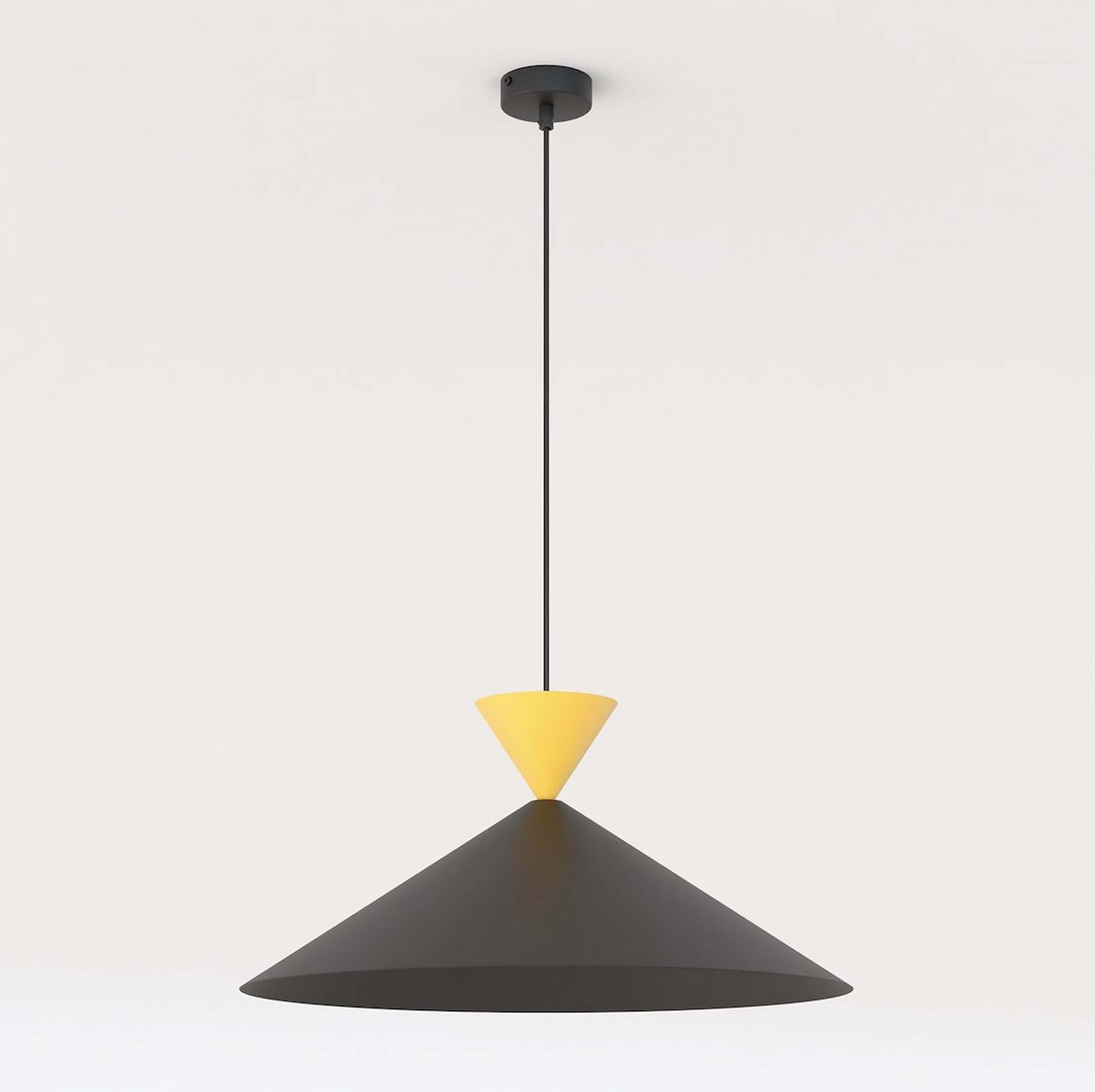 Emibig Ralf lámpara colgante 1x10 W negro-naranja 1746/1L
