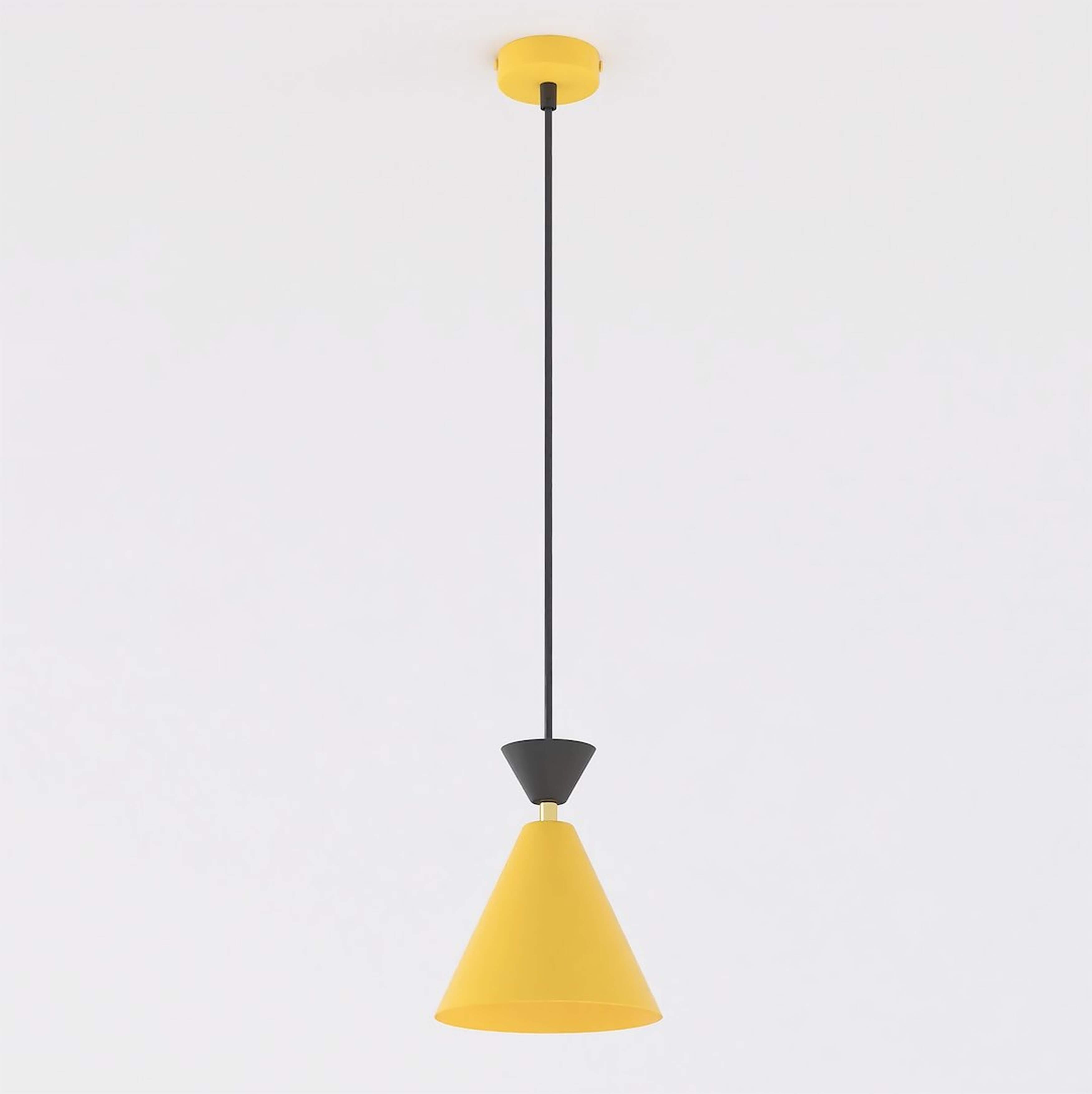 Emibig Klever lámpara colgante 1x10 W negro-naranja 1742/1
