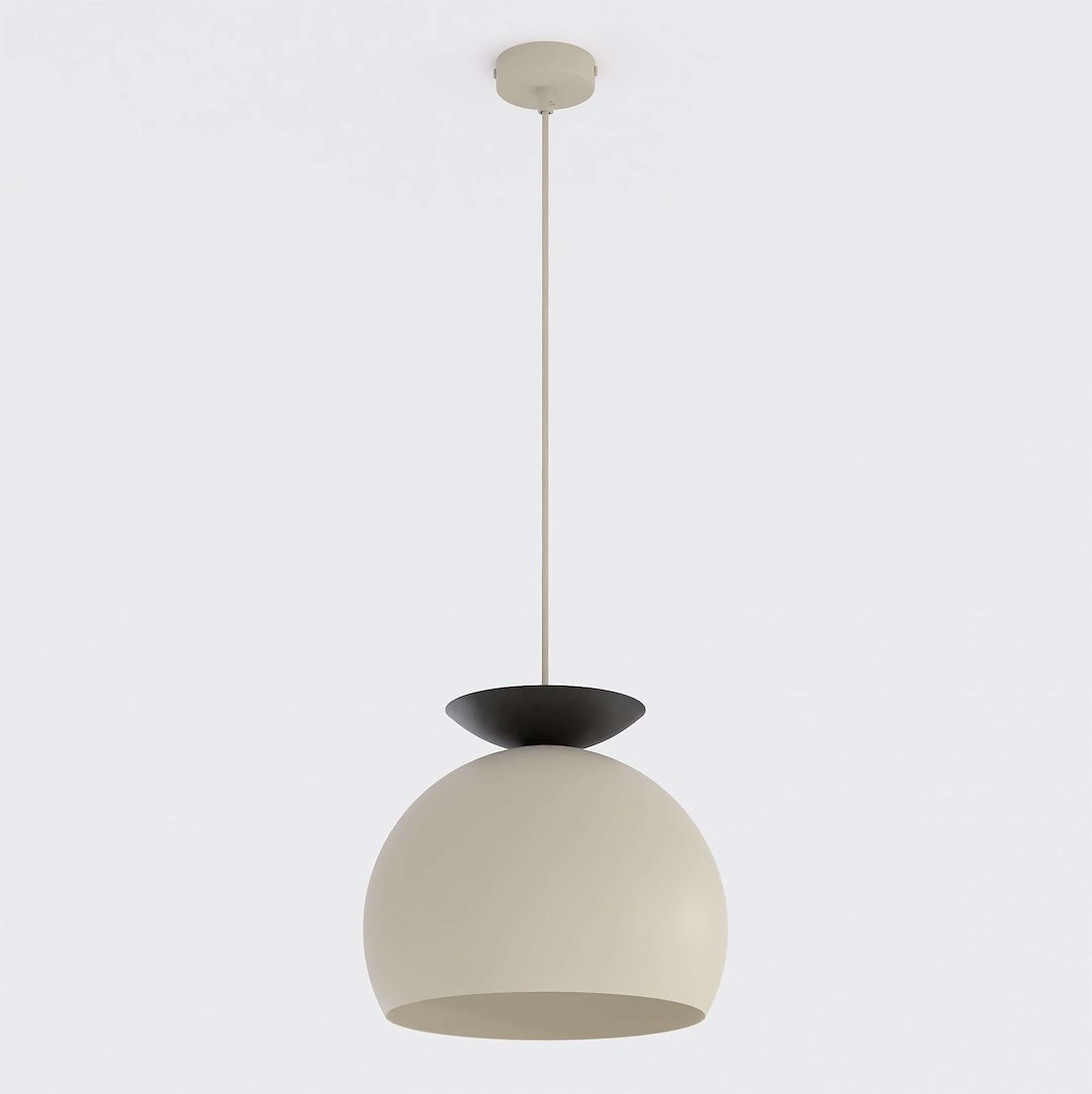 Emibig Geo lámpara colgante 1x15 W negro-beige 1756/1