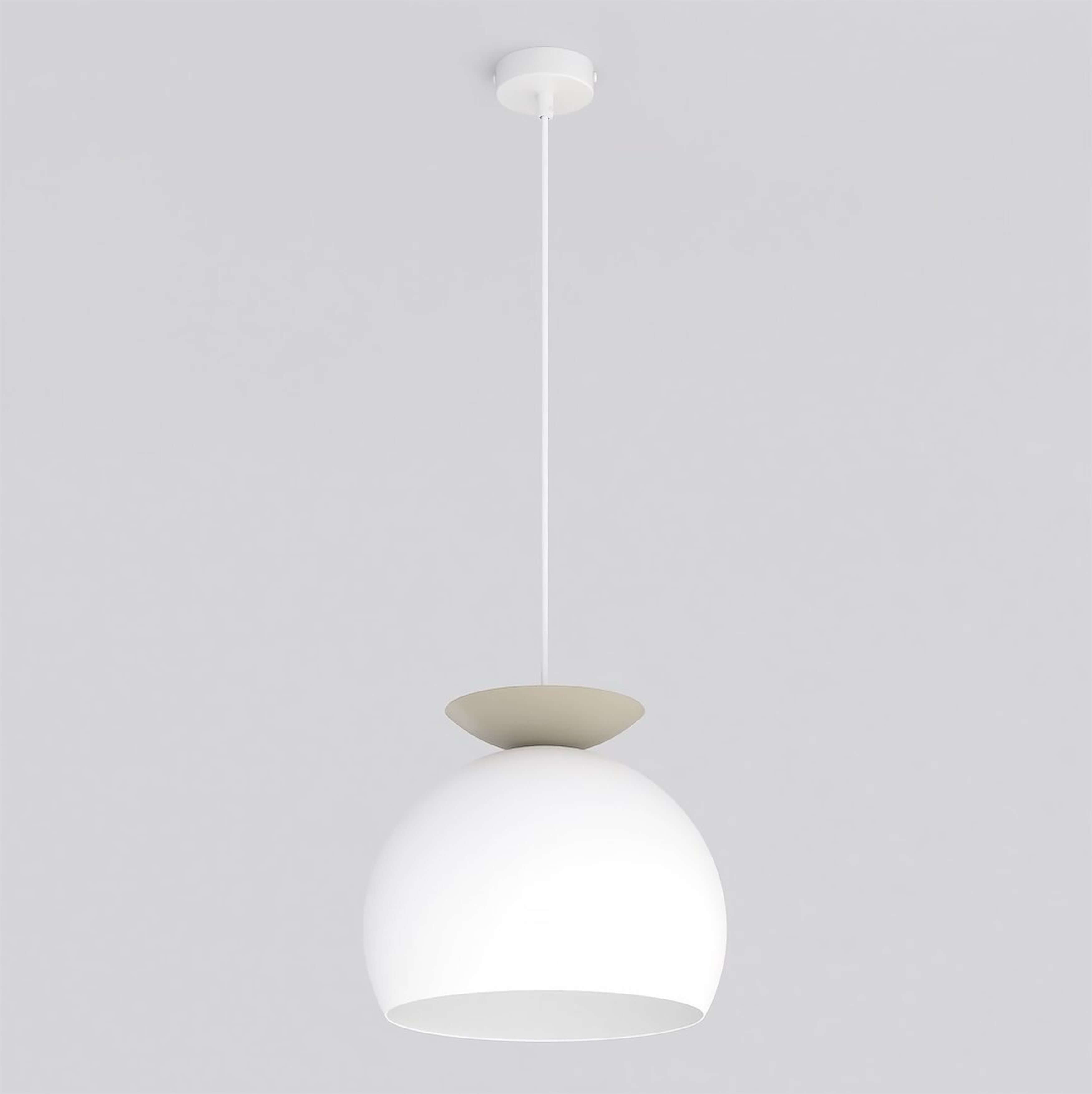Emibig Geo lámpara colgante 1x15 W blanco-beige 1757/1
