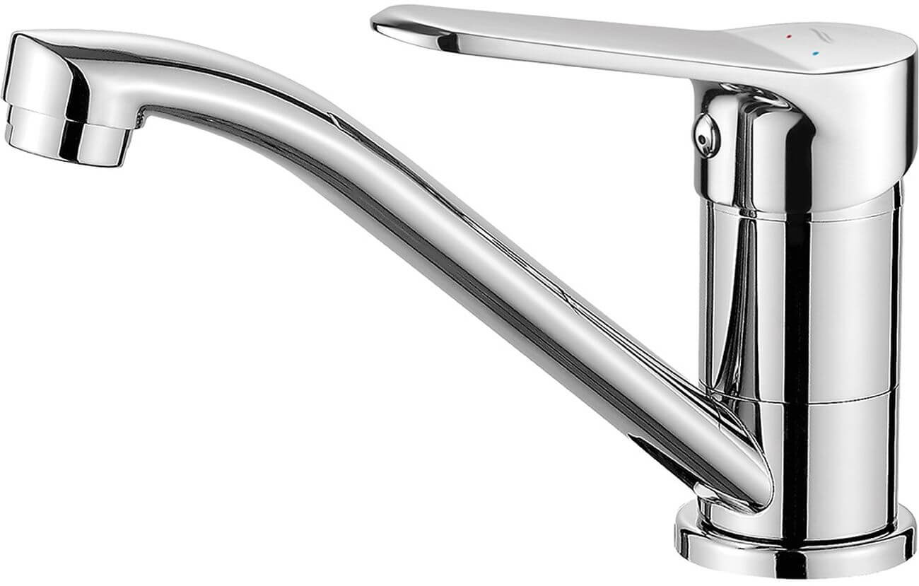 Kuchinox Atez grifo para lavabo de pie cromo BTK_026D