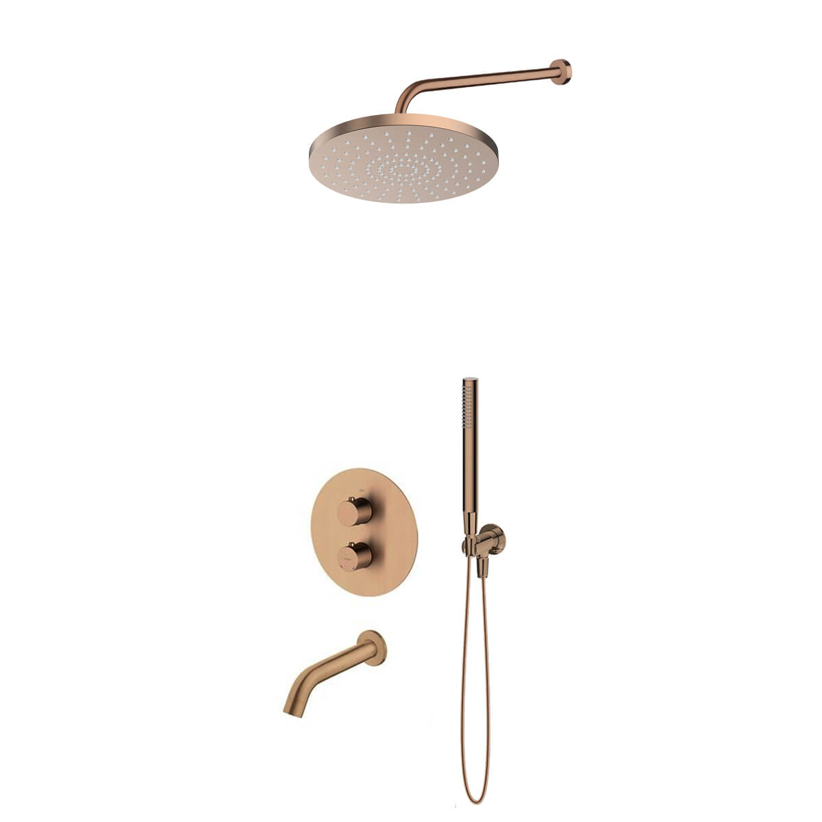 Conjunto grifo de bañera y ducha Oltens Katla 34600610, ducha con efecto lluvia Oltens Pluva 37010610, 39100610, 39402610, 39304610, 37102610, 37200610