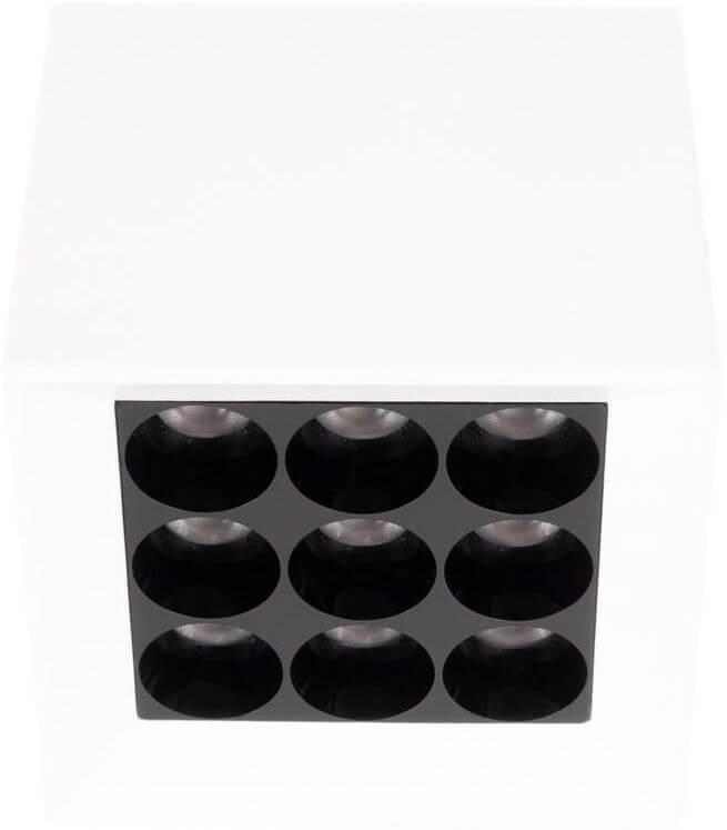 MaxLight X-Line lámpara de techo x10 W blanco C0252