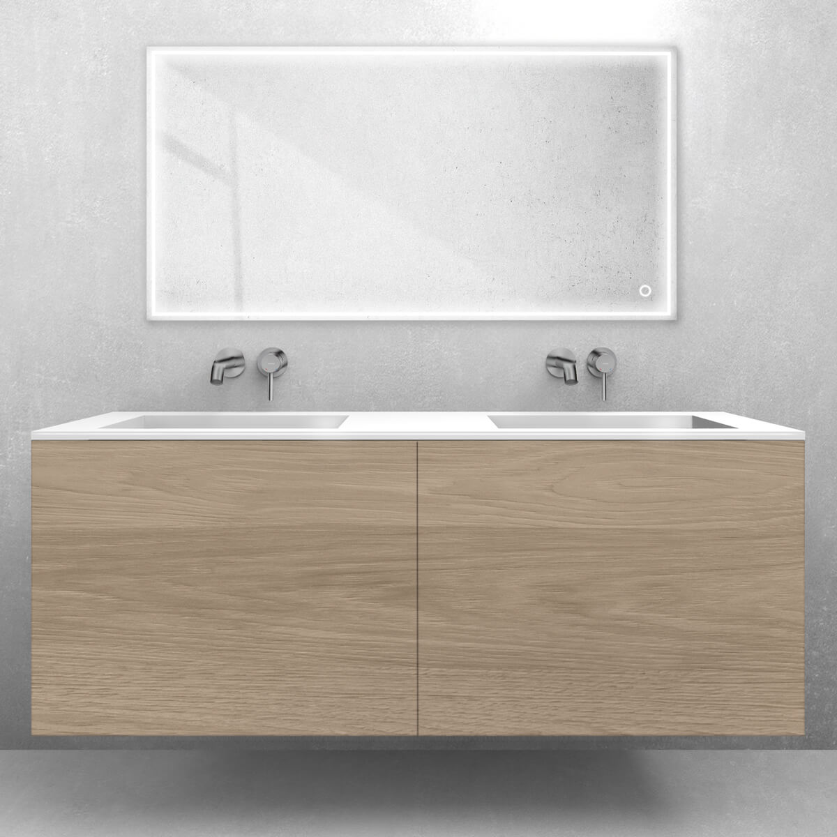 Conjunto armario Oltens Lun 60040060, lavabo Oltens Stila 40206000