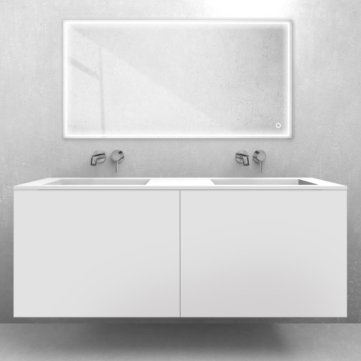 Conjunto lavabo Oltens Stila 40206900, armario Oltens Lun 60040000
