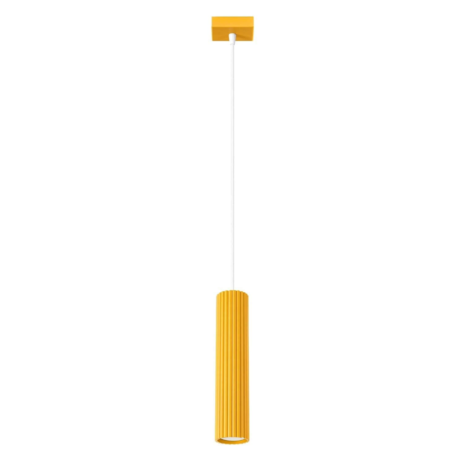 Sollux Lighting Karbon lámpara colgante 1x10 W amarillo SL.2334